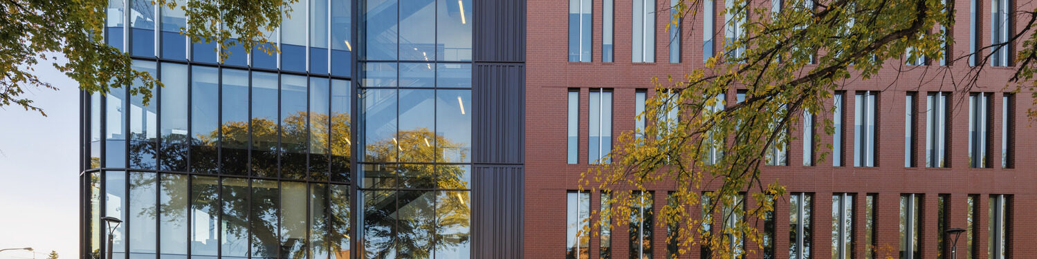 Exterior view of Sugihara Hall.